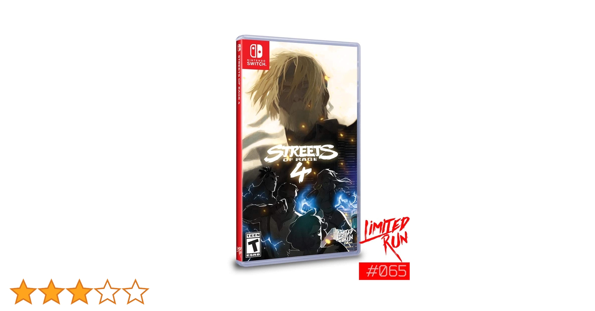 Streets of Rage 4 ベアナックル４Limited Runスイッチ Switch Limited Run #65: Streets of Rage 4 Classic Edition